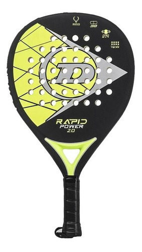 Paleta Paddle Dunlop Power Original Ngo/ama