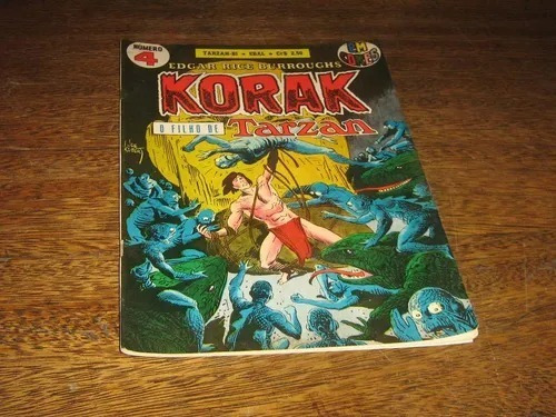 Korak O Filho De Tarzan Nº 4 Out 1973 Ed Ebal J. Kubert