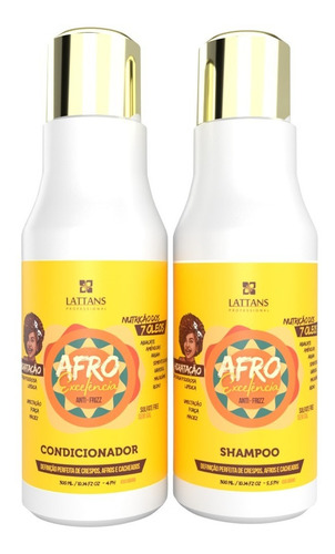 Kit Shampoo E Condicionador Para Crespos E Cacheados Lattans
