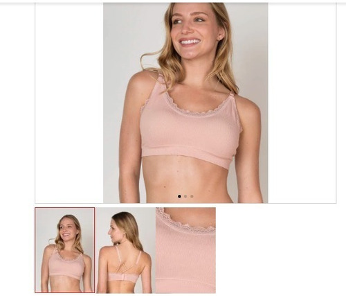 Peto Sportlette Seamless Copa Removible Rosa- Lingerie