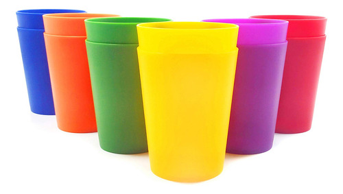 Vaso Plastico 18 Onza Juego 12 Unidad Irrompibl Apto Para