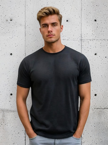 Camiseta Tech T-shirt Modal Masculina Básica Antiodor Burg