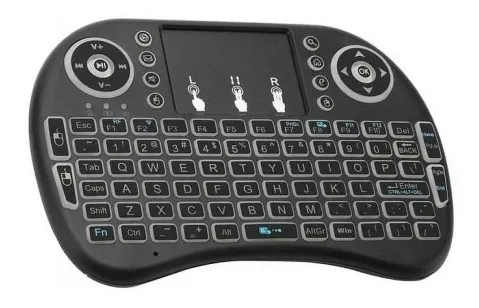 Mini Teclado Inalambrico Con Luz Smart Tv Box Pc Xbox Jayma