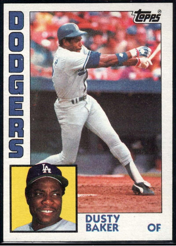 1984 Topps Baseball 40 Dusty Baker Los Angeles Dodgers Tarje