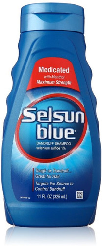 Pack De 3: Champú Anticaspa Selsun Blue Medicado 11 Oz