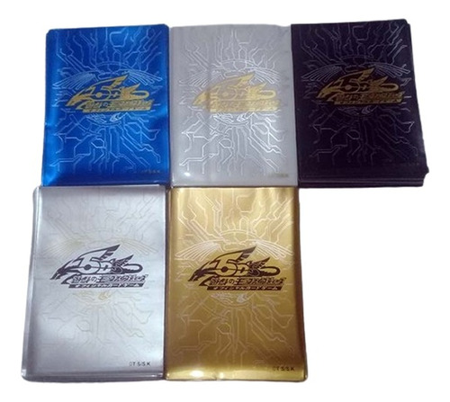 300 Sleeves Shields Protetor Yugioh Konami Alta Qualidade