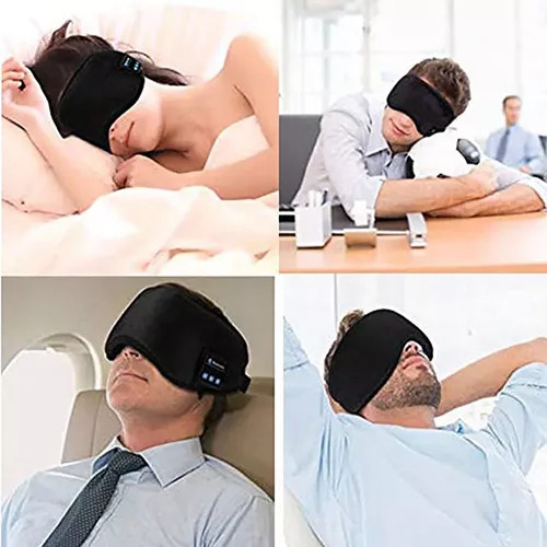 Gafas De Dormir Bluetooth Supersuaves Con Auriculares