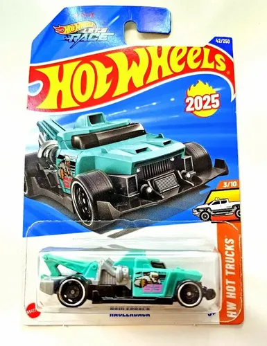 Carrinho Hot Wheels Haulerback Hyx68-n7c5 2025 Verde-escuro