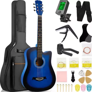 Guitarra Acústica Clasica 38in Universal Kit De Guitarra Deecsevn