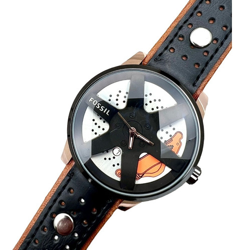 Reloj Para Hombre Rin Pulso Cuero Hora Analoga+ Envio