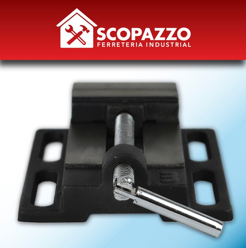 Imagen 5 de 8 de Morsa Plana 3 Pulgadas Omaha Ideal Taladro De Banco