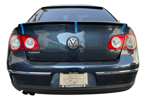Aleron Tuning Filo Vw Passat 05 06 07 08 09 10 Negro Poliure