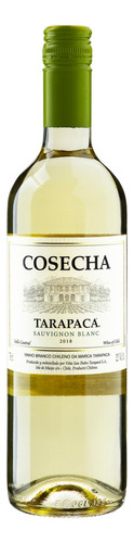 Vinho Sauvignon blanc Tarapacá Cosecha adega Viña Tarapacá 750 ml em um estojo de vidro