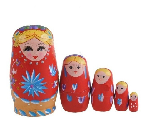 Boneca Matryoshka Russa 5 Peças