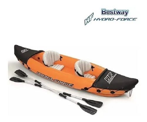 Kayak Inflable 2 Plazas Bestway Literapid X2 Con Remos Ofert