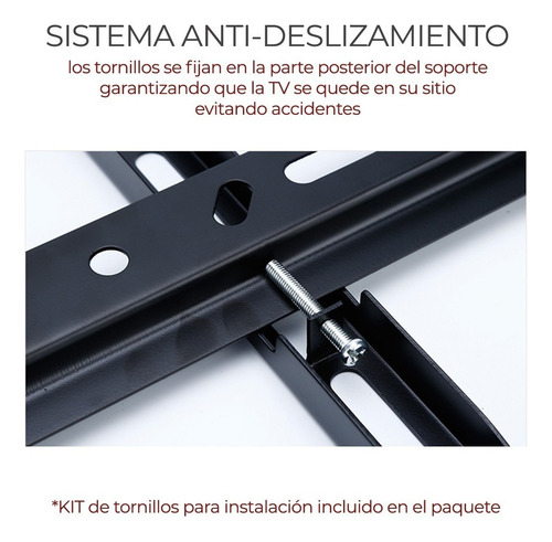 Soporte Tv Monitor Pantalla Vesa 26-65 Pulgadas Ajustable