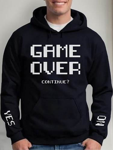 Game Over Sudadera Hoodie Videojuego