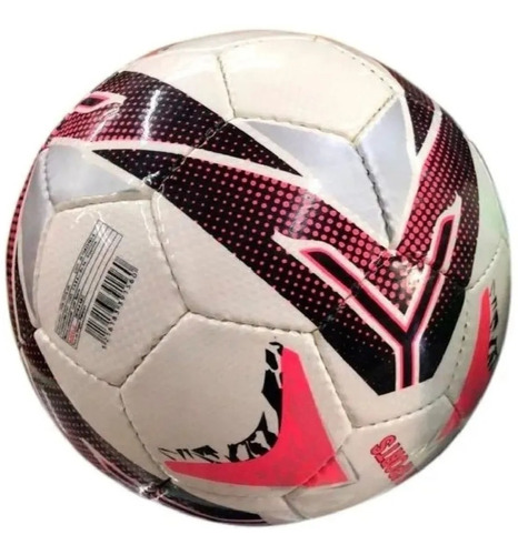 Pelota De Futbol N° 5 Diametro 700mm - Lyon Sports Color Rojo y Blanco