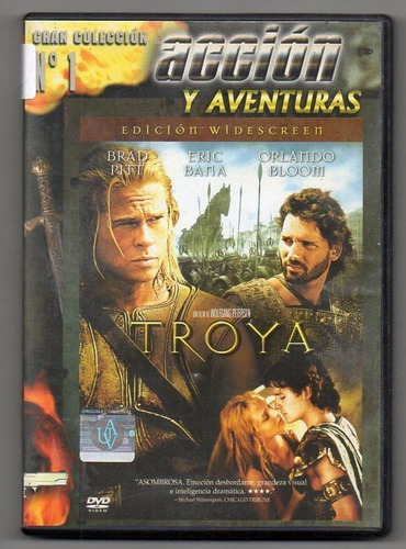 Troya - Dvd Original - Subtitulado Ingles, Portugues, Españo