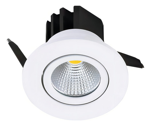 Spot Led Embutir Redondo Branco Foko 3w 3000k Bella Dl108r 110v/220v