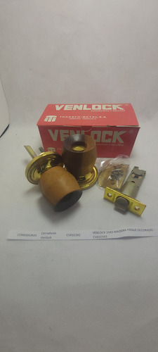 Cerradura Venlock 2343 Madera Pasaje Decorado