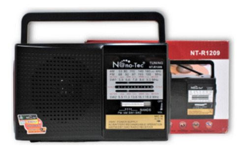 Radio Nano Tec Recargable Nt-r1209 