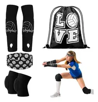 Comprar Rodilleras Manzanoshop 4pz Deportivas Ajustables Color Negro Talla M Rodilleras Volleyball,Rodilleras Voley Voleibol,Protector De Manga De Brazo De Voleibol, Bolso De Voleibol