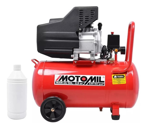 Motocompressor D Ar 2,5hp 50 Litros 110/220v - Motomil