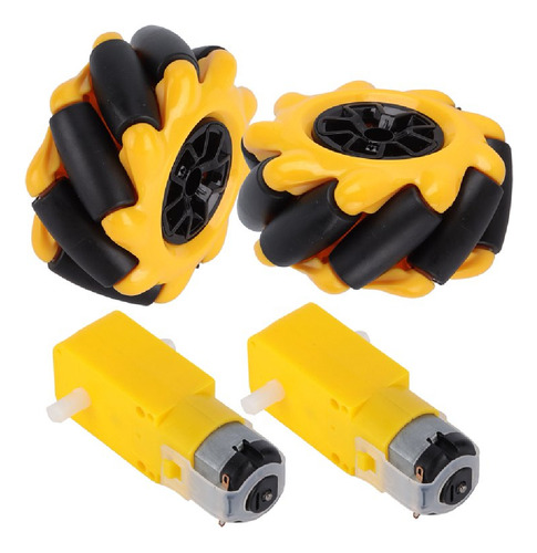 Motorreductor Con Llanta Omnidireccional 4 Izq Y Der