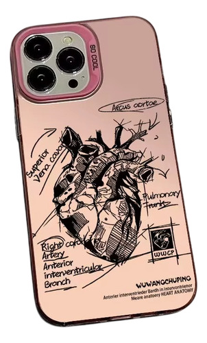 Capa Case Capinha Anti Impacto Premium P/ Iphone 13,14,15,16 Rosa 16 Pro Max
