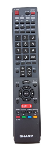 Control Remoto Gb118wjsa Sharp Aquos Original Smart Netflix