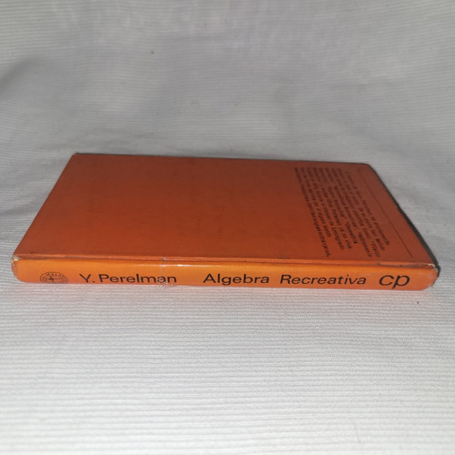 Imagen 2 de 10 de Algebra Recreativa Yakov Perelman Mir Moscu 1978 Tapa Dura