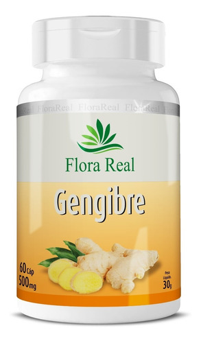 Gengibre 60 Cápsulas 500mg  