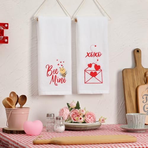 Toalla De Mano De San Valentín De 2 Piezas De Maracco, Toall