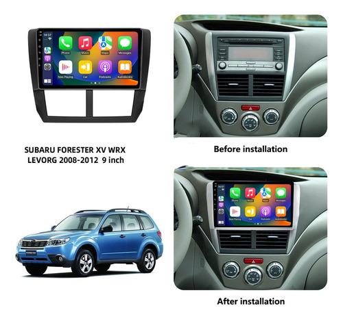 - 4-64 G Android13 Para Subaru Forester 2008-12 Carplay Stereo