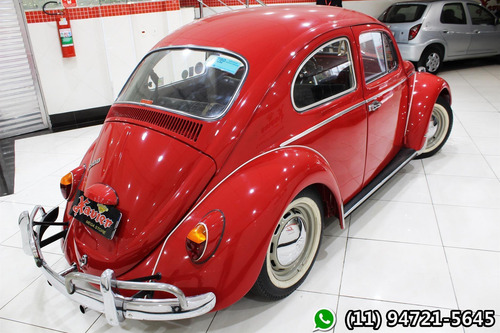 Imagem 4 de 11 de Fusca 1300 2p 1970 Vermelho Financiamento Próprio 6a13