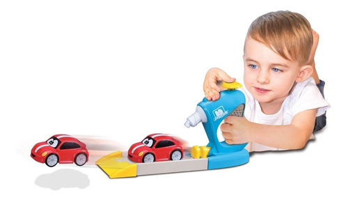 Juego Bebé Excelente Calidad Gas And Go Auto Bburago Junior