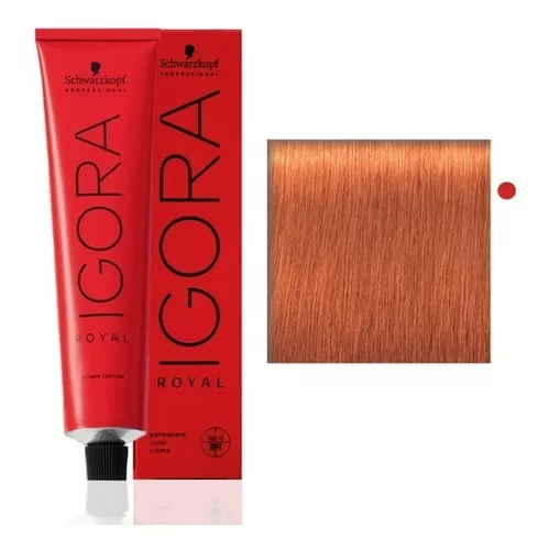 Schwarzkopf - Coloração Igora Royal 9/7 Louro Muito Claro Acobreado 60 ml