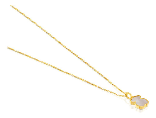 Collar Tous Xxs Oso De Oro Y Nacar Color Dorado