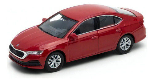 Welly Skoda Octavia Iv Rojo 1:34 43806cw Color Bordó