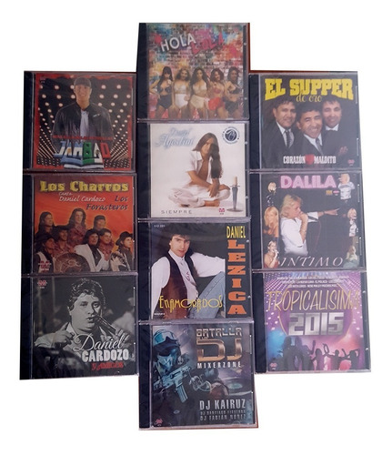 10 Cds De Cumbia Pack 4 Dalila Agostini Los Charros