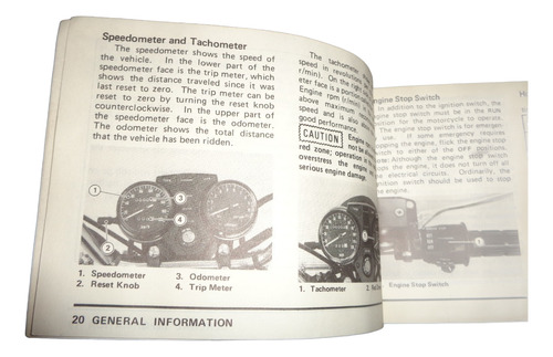 Kawasaki Z 440 Ltd 1980 Libro Manual Original (Usado)