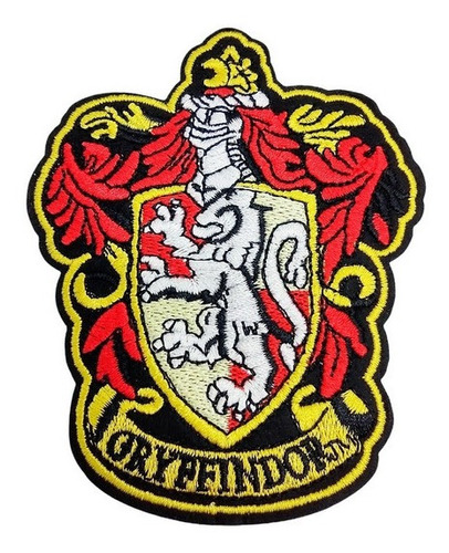 Imagen 1 de 2 de Parche Insignia Harry Potter Hogwarts Gryffindor