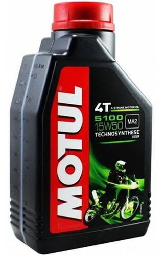 Aceite Motul 5100 - 15w50 4t - Tecnosynthese - 1 Litro