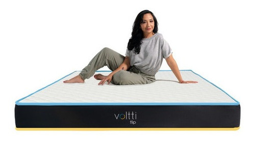 Imagen 5 de 10 de Colchón King Size Voltti Flip Nano Memory Foam Reversible: Con 2 Caras De Diferente Firmeza