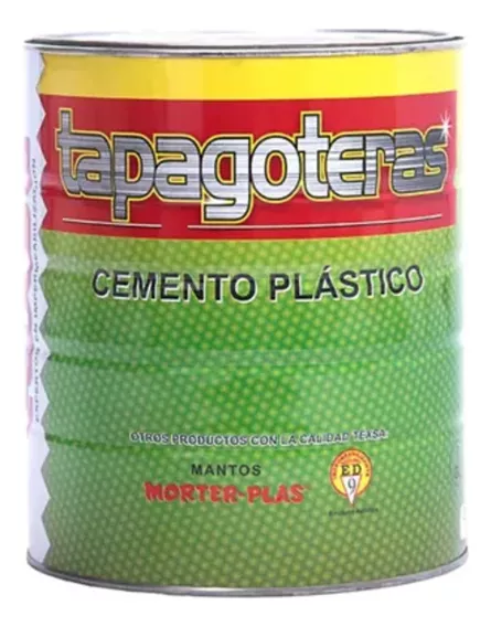  Cemento Plástico Tapagoteras Impermeabilizante Techo 1 Galon