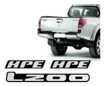 Comprar Kit 3 Emblemas Mitsubishi L200  Hpe Adhesivos Resinados
