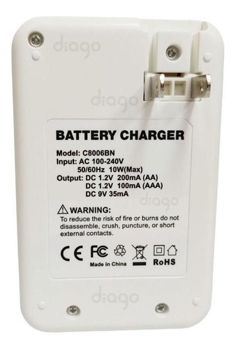 Cargador Beston + 4 Pilas Aa 2700mah