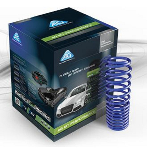 Kit Espirales Progresivos Fiat Mobi Way 2017 Traseros