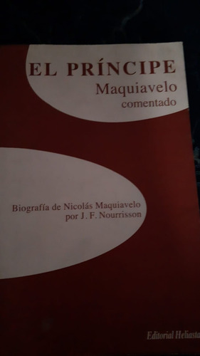  El Príncipe  Comentado- J.f.norrisson-ed.heliasta